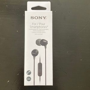 Sony Smart phone stereo headphones earbuds NIB